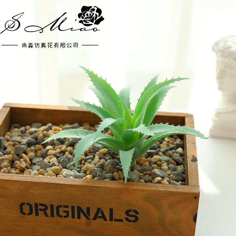 假花仿真多肉植物花头创意用品墙配件塑料人造花绿植金华厂家 - 图2