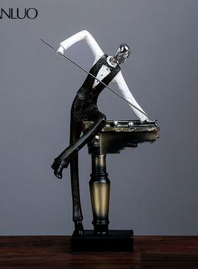 创桌球物摆件家居客厅软桌面人办公室酒店装创意8000-979家意居装