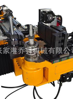 DW50CNC9A3S多层膜机械手一体弯管机 直角锥度数控液压自动弯管机
