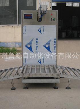 青州小型灌装机称重式润滑油灌装机半自动定量灌装机厂家直供