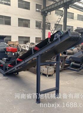 出口柴油驱动矿石中细碎制砂机 pc400*600锤式破碎机砂石生产线