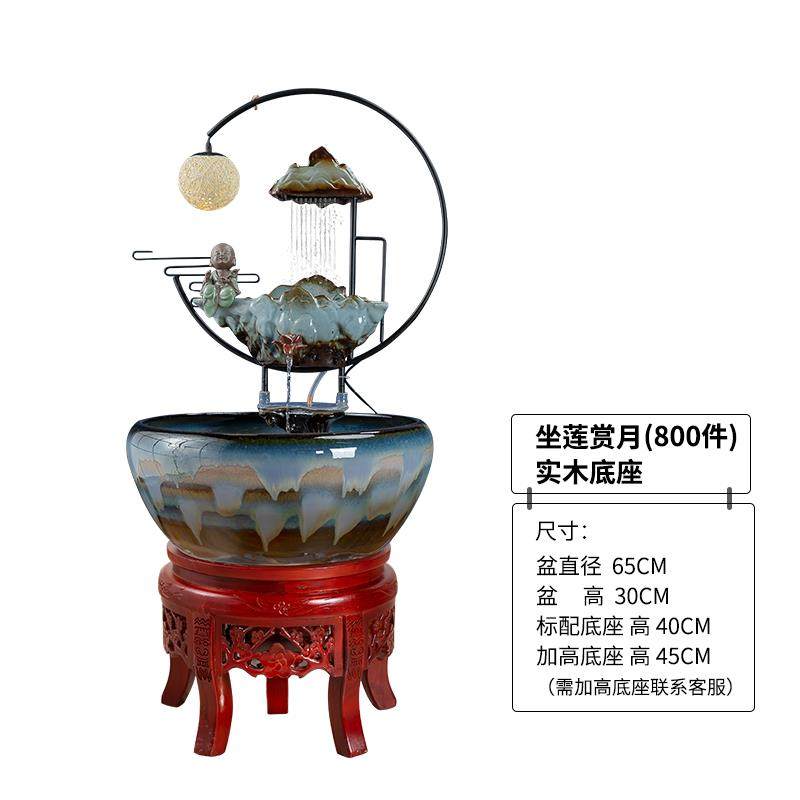 高档景德养镇陶瓷乌鱼缸仿古鱼盆特大龟睡莲碗莲盆荷缸家居客花厅,淘宝优惠券,粉丝福利购,淘宝优惠卷