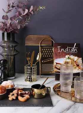 板间厨房摆件软道装橱柜板展厅样房陈样设装饰品砧板具tb-63974仿