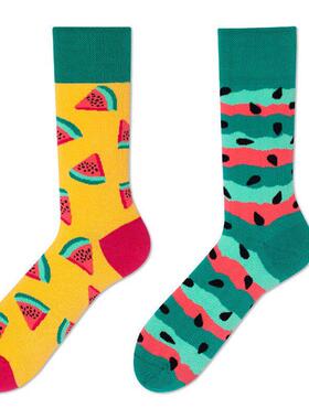 Funny AB Socks For Men Crazy Color Christmas socks