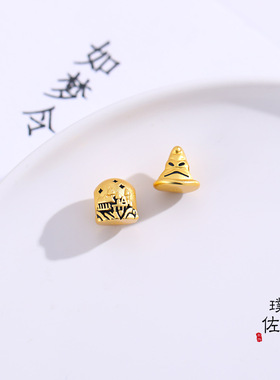 越南沙金仿古法金哈利波特系列魔法学校串珠手链配件赫敏罗恩