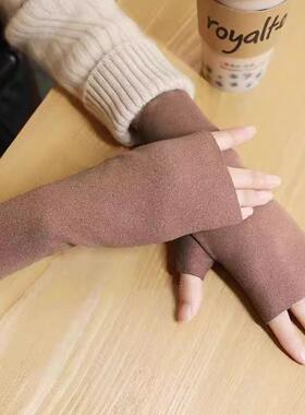 高颜值手套女生冬高颜值产妇专用月子护腕德绒关节手腕手臂保暖防