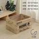 Solid wood storage box retro wooden box fruit box storage box supermarket display basket household debris rectangular storage box
