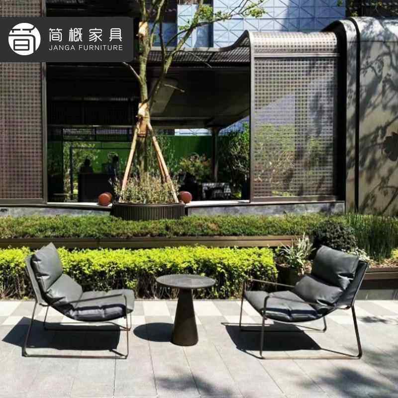 休闲属别墅沙发躺椅庭院酒店民宿家481轻具懒奢阳台人躺椅金沙发,淘宝优惠券,粉丝福利购,淘宝优惠卷