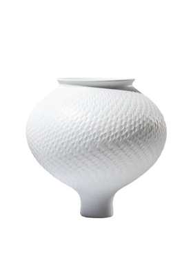 插花摆件艺术陶瓷花瓶高级现代克莱因装饰品蓝素轻奢感家居客厅烧