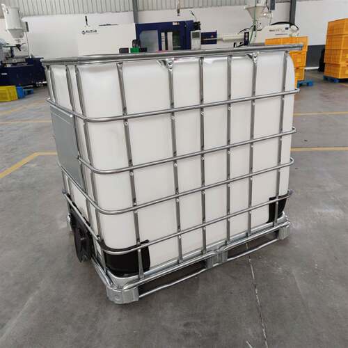 全新吨桶1000l铁架吨桶IBC散装桶化工塑料吨桶白色酒精桶废油桶 - 图1