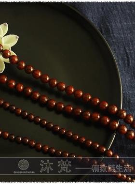 高端泰国佛牌链子小叶紫檀项链佛珠链男女款两双挂三挂挂链毛衣链