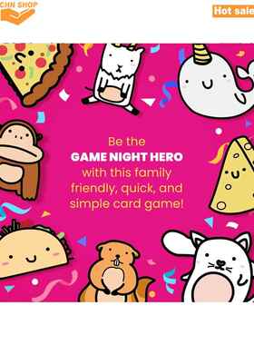 Taco Cat Goat Cheese Pizza Card Game Family Party Board Game
