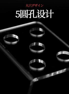 刀雄美发剪刀架收纳架发廊专业美发工具用品大全展示5支装亚克力