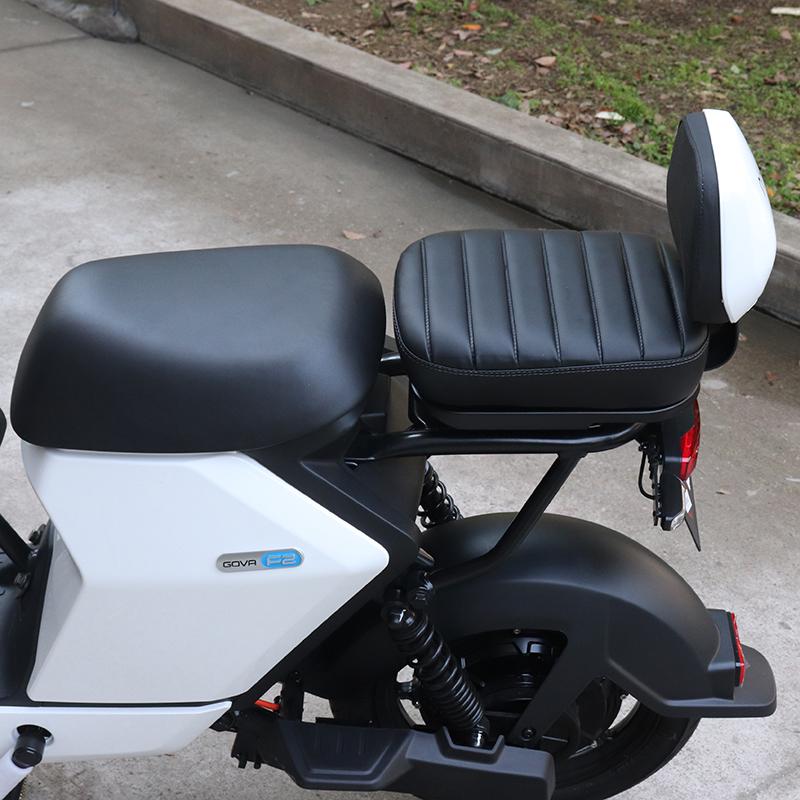 小牛电动车新款G2F2UQIU2改装后坐垫加宽加厚加大座椅靠背配件 - 图1
