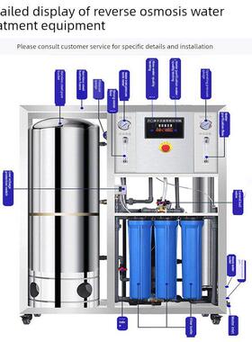 反渗透净水器大型工业水处理设备0.25吨去离子超纯水Ro商用净水器