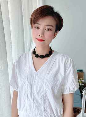 真丝甜酷风设计感小众甲状腺术后遮挡项链女夏包珍珠妈妈款配T恤