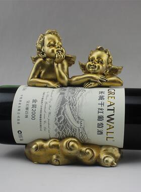 正品创意二师兄中式红酒架简柜约物猪八戒公仔西游记人家居酒件摆