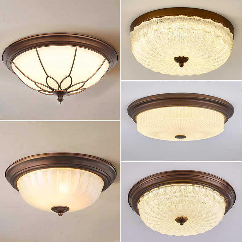 美式吸顶灯卧室灯复古阳台灯房间灯欧式客厅过道护眼主卧圆形灯具,淘宝优惠券,粉丝福利购,淘宝优惠卷