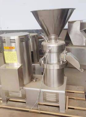 供应甜面酱辣椒加工研磨机 商用花生芝麻磨酱机 不锈钢食品胶体磨