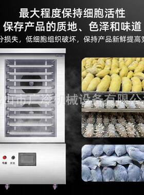 液氮速冻柜急速冻包子水饺低温冷柜海鲜海参零下196度商用速冻机