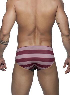 Q 13425 Striped Men's Swimwear 士条纹泳裤