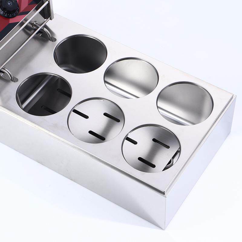 Commercial electric noodle cooker 6-hole noodle cooker tabletop Malatang Oden cooker rice noodle wonton dumpling stove