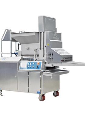 成型机牛肉鱼肉饼成型设备直销冲压式肉饼紧实商用汉堡效率