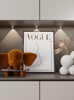 入户鞋柜装饰品摆件轻奢高档客厅入门进门玄关钥匙收纳小飞象托