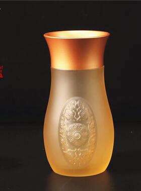 台湾纯铜佛器套装用品家用全套玻璃水杯佛器灯饰