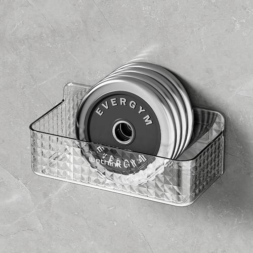 浴室置物架卫生间架子洗手间洗漱台化妆品墙上壁挂式免打孔收纳盒 - 图1