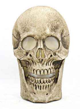 酒吧骷髅密室感应鬼屋道具声控游乐园装饰彩灯万圣节电动南瓜