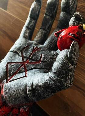 跨境剑风传奇 hand of God berserk 默克雕像家居装饰品摆件庭院