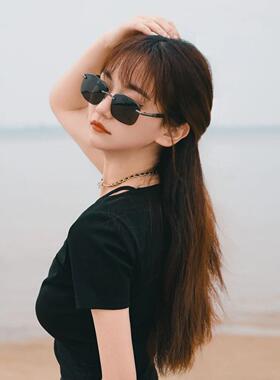 德国精工偏光镜国尚2025新款开车钓鱼无框太阳眼镜男女时尚墨镜