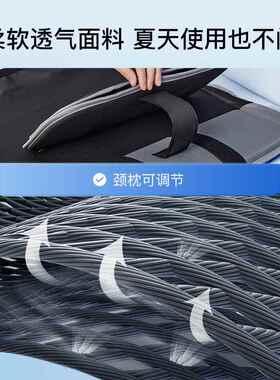 高档浩明按四代摩何垫颈椎气压床背部腰部颈椎多功能全身揉捏家用
