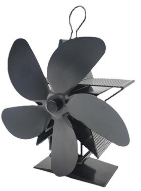 2021新款壁炉风扇5页片五叶金属热动力鼓风机风扇木取暖炉风扇