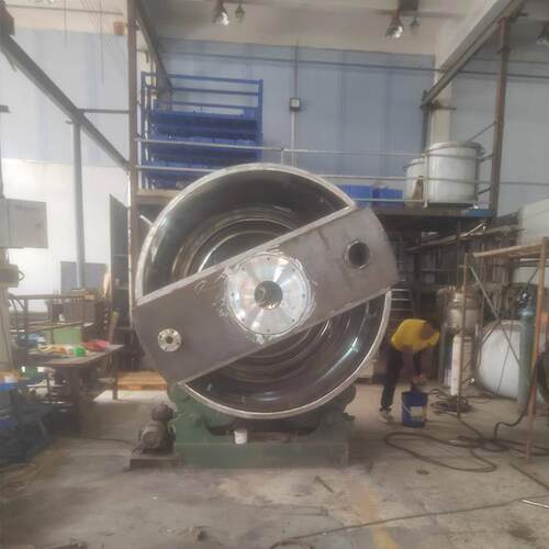 变频调速75千瓦~132千瓦大功率平台式高速分散罐化工油漆涂料机 - 图0