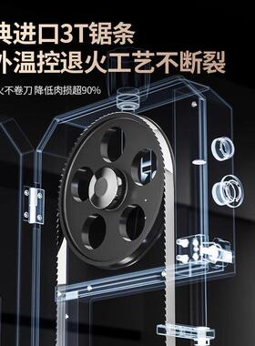 锯骨机商用切骨机电动切割牛骨冻肉家用小型据骨头剁猪蹄排骨牛排