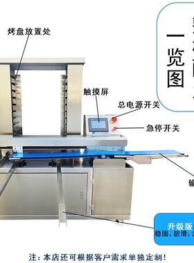 JH-628商用自动排盘机12盘加款糕点自动排盘设备效摆盘