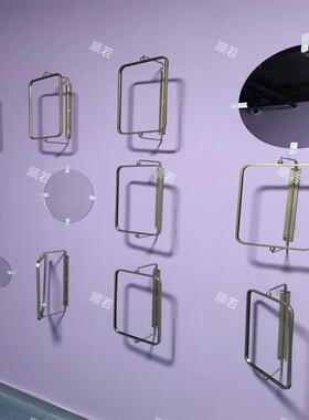 翻转不锈钢相框照片展示架光轴压克力装饰画 画框客厅饭厅卧室挂