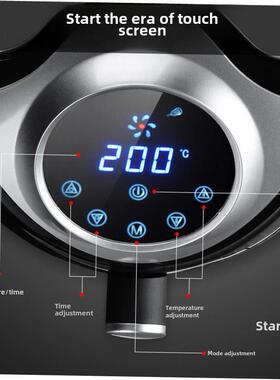 high quality 6L electric air fryer Touch Screen Air fryer