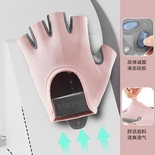 健身手套女薄壶铃提壶哑铃器械训练撸铁防滑防起茧男硬拉运动骑行 - 图2
