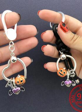 Cute Beads S925 Sterling Silver Glow-in-the-dark Spooky