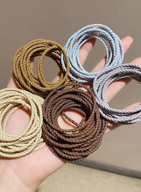 50pcs hair tie head ring hair rope accessories Rubber band绳