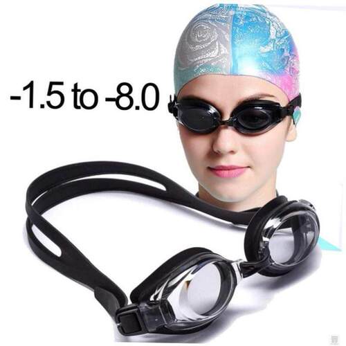 Swimming Goggles Myopia Professional Anti-fog UV Swimming - 图0