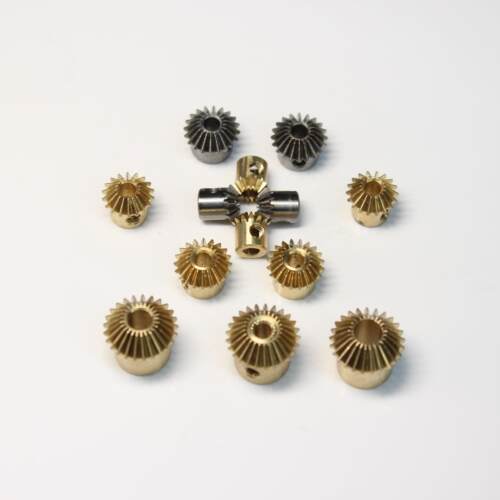 伞齿轮1到1锥齿轮0.4模具0.5模具0.8模具1模具90度传动DIY铜钢不 - 图3