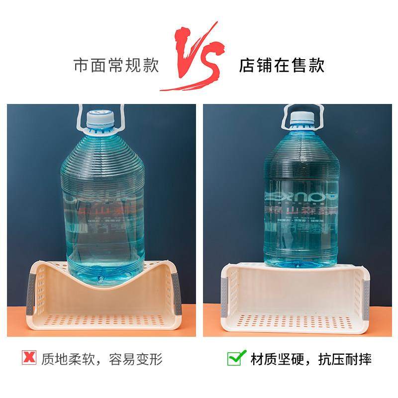 塑料收纳筐杂物收纳框桌面零食收纳盒长方形收纳篮厨房整理篮子,淘宝优惠券,粉丝福利购,淘宝优惠卷