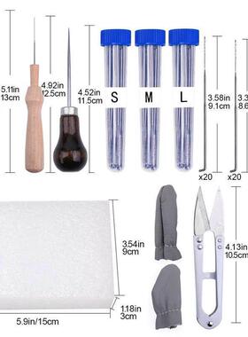 70PCS Needle Felting Kit Wool Felt Needle Wool Felt Pocked N