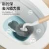 Rubber wood toilet brush home bathroom wall-mounted cleaning toilet brush set long-handled wall-mounted toilet cleaning brush
