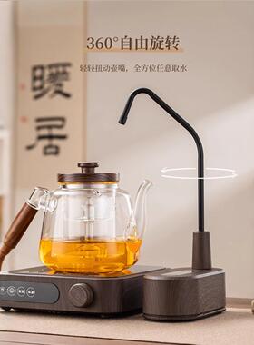 桶装水电动抽水器家用茶台泡茶桌面充电插电两用大水量自动上水器