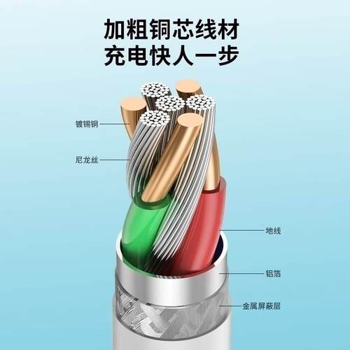 适用华为平板MatePad-10.4英寸5G版数据线BAH3-AN10充电器线快充tape宽口扁头tpc双面盲插HUAWEI原正装品tapc - 图1